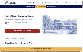 Hazel Street Recovery Center website