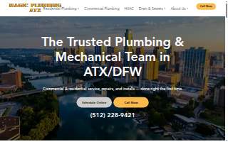 Magic Plumbing ATX website