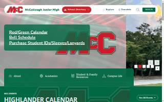 McCullough NAPA Auto Care website