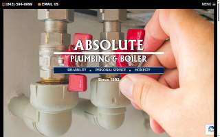 Absolute Plumbing & Boiler website