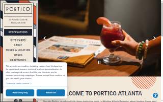 Portico Coffee website