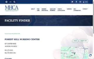 Forest Hill Nursing Center website