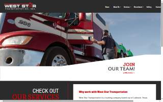 West Star Transportation website