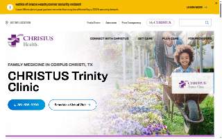CHRISTUS Trinity Clinic of Corpus Christi website