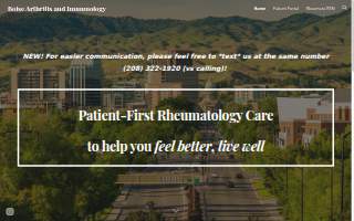 Boise Arthritis Clinic website