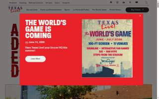 Texas Live! website