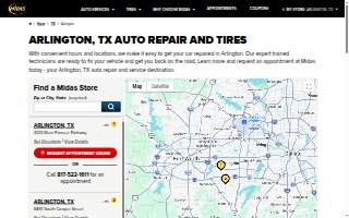 Midas of Arlington website