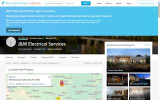 J&M Electrical Services website