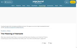 Namaste Salt Lake website