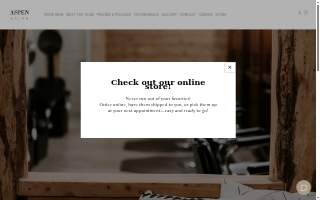 Aspen Salon Provo website