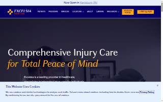 Excelsia Injury Care Provo website