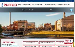 Pueblo Coffee Roasters website