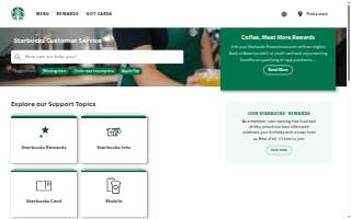 Starbucks Coffee Company of Fayetteville website