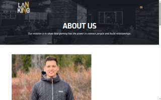 LAN King Gaming Lounge website