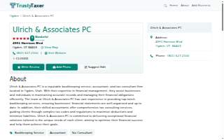 Ulrich & Associates PC website