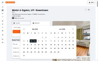 Motel 6 Ogden, UT- Downtown website