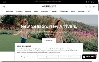 Ambiance Cuisine Cocktails & Catering website