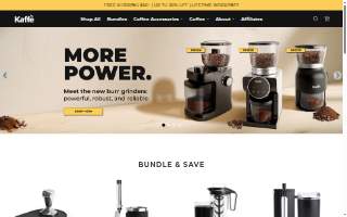 Kaffe Mercantile website