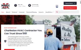 Morelli Heating & Air Conditioning, Inc. website