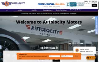 Autolocity Motors website
