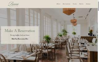 Becca Restaurant & Garden website
