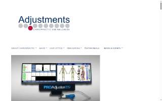 ProAdjuster Chiropractic Clinic website