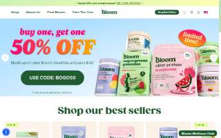 Bloom Hospitality & Catering website