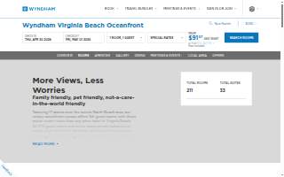 Wyndham Virginia Beach Oceanfront website