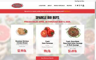 Sparkle Pediatric Dentistry website