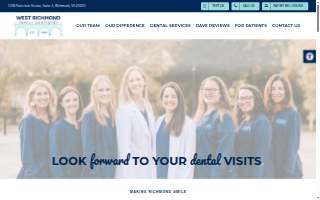 West Richmond Family Dentistry website