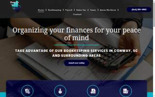 Premier Bookkeeping and Tax website