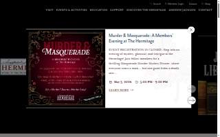 Hermitage Grill website