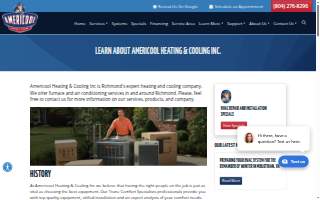Americool Heating & Cooling, Inc website