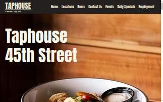 The Taphouse Grill website