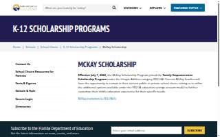 Mckay's Shared Living Services website