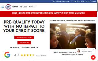 Patriot Auto Sales website