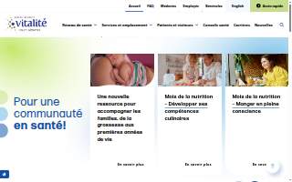 Vitalité Chiropractic website