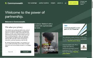 Commonwealth Financial Network Maui website