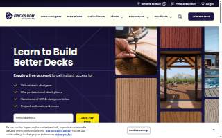 The Deck website