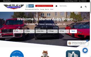 Merlex Auto Group website