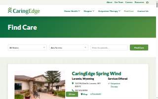 CaringEdge Sierra Hills website