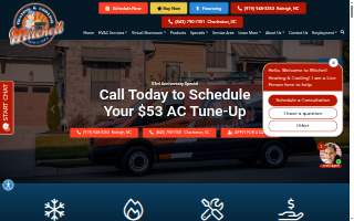Mitchell Heating & Cooling website