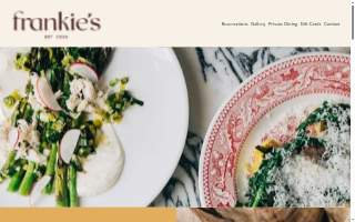 Frankie's website