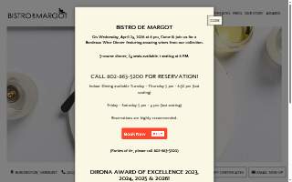 Bistro de Margot website