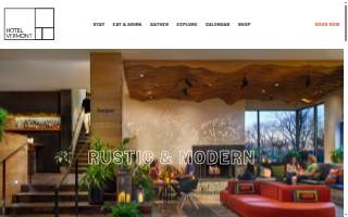 Hotel Vermont website