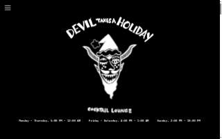 Devil Takes A Holiday website