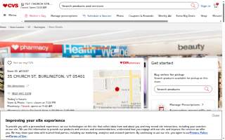 CVS of Burlington website
