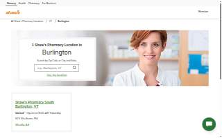 Shaw's Pharmacy website