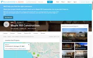 Maple Hill Construction, Inc. website