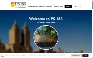 PS 163 The Alfred E. Smith School website